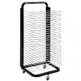Drying rack for works of art single sided -25 trays / 30 trays